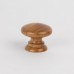 Knob style A 30mm oak lacquered wooden knob